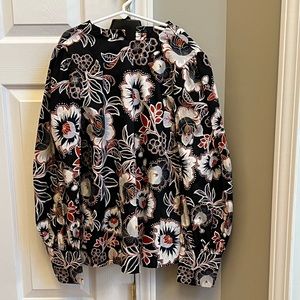 Who What Wear Blouse Button Down Back XS